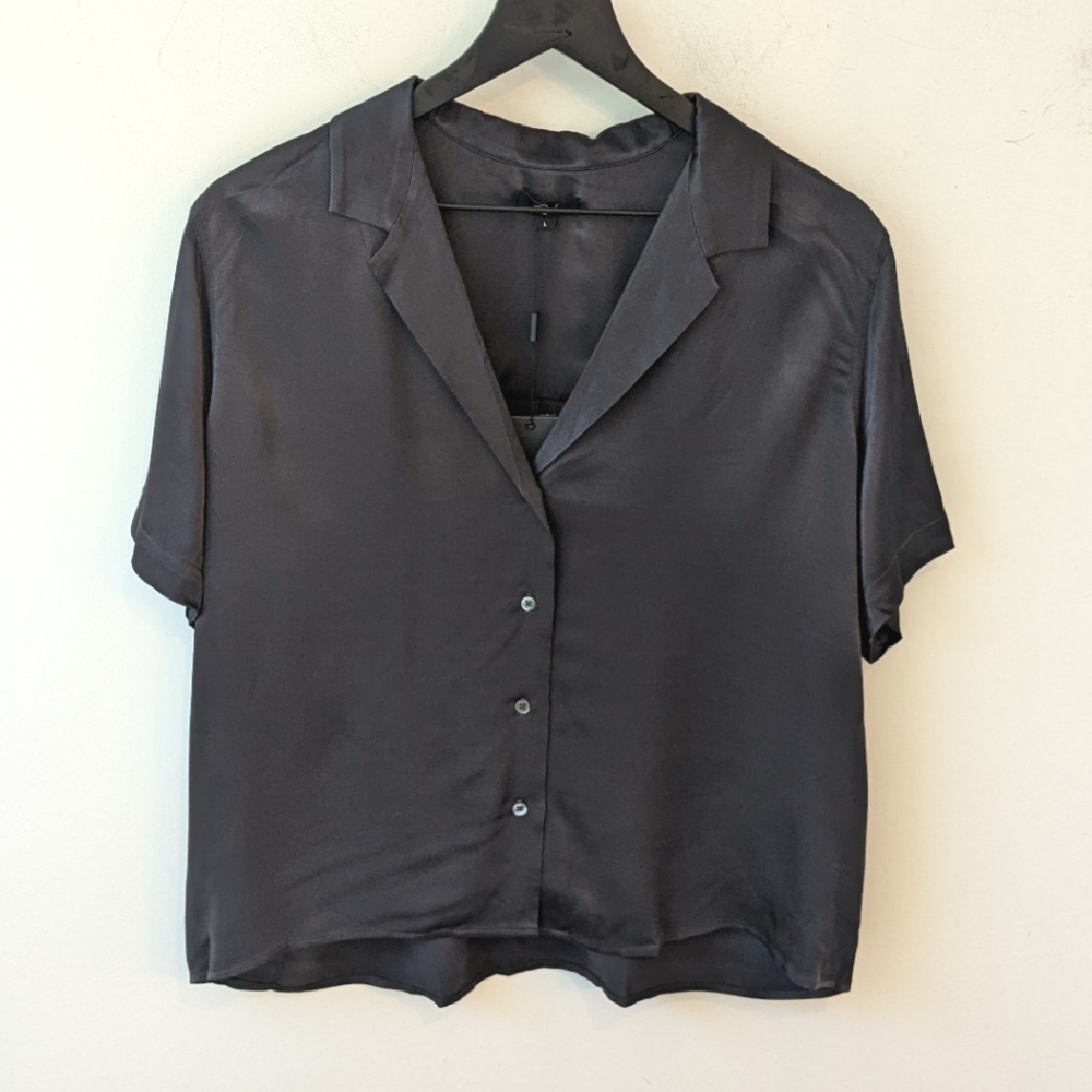 Rails Black Button Down Shirt